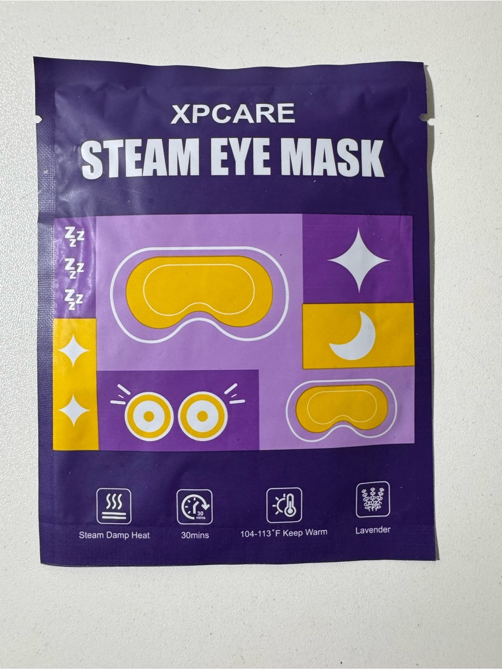 XPCARE Steam Eye Mask (2pk) - Picture 2 of 3